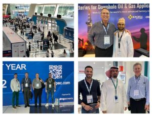 Collage of photos from ADIPEC